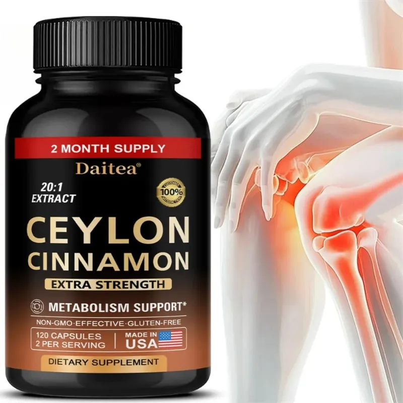 Ceylon Cinnamon Capsules - Antioxidant Promotes Heart Health and Metabolism Support The Immune System — image 2