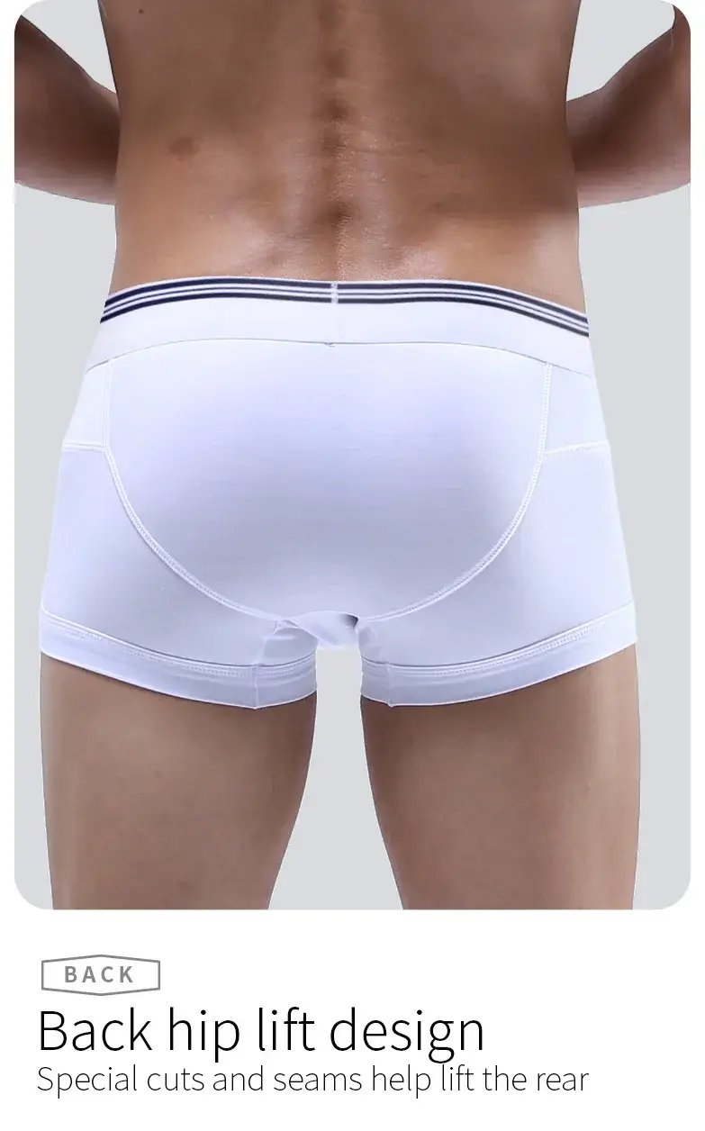 52025 Men's Premium MicroModal Boxers (3-Pack) – Ultra-Soft Silky Fabric, U-Shaped Contour Pouch and Comfortable Modern Fit