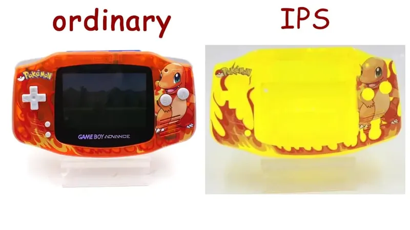 Pokémon GBA Shell IPS Full Set Housing Shell Cover for Console GBA Case Shell