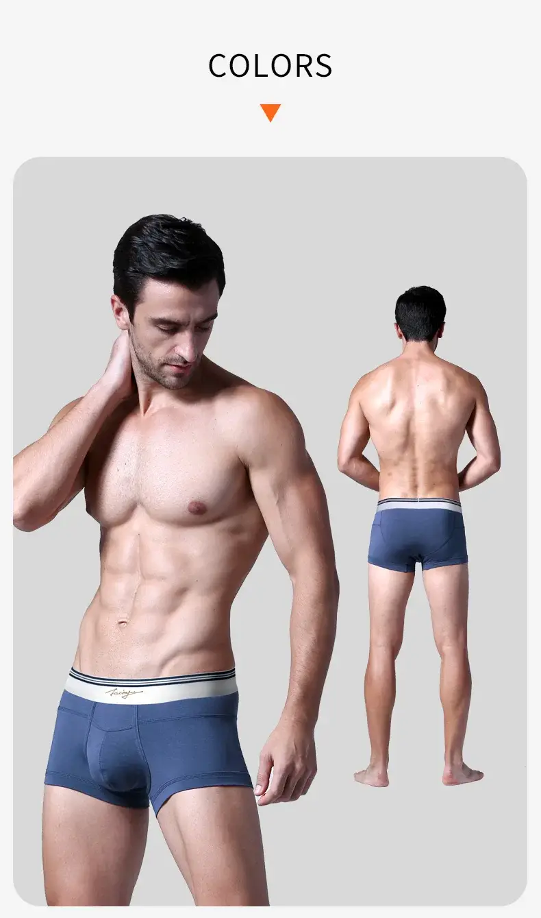 52025 Men's Premium MicroModal Boxers (3-Pack) – Ultra-Soft Silky Fabric, U-Shaped Contour Pouch and Comfortable Modern Fit