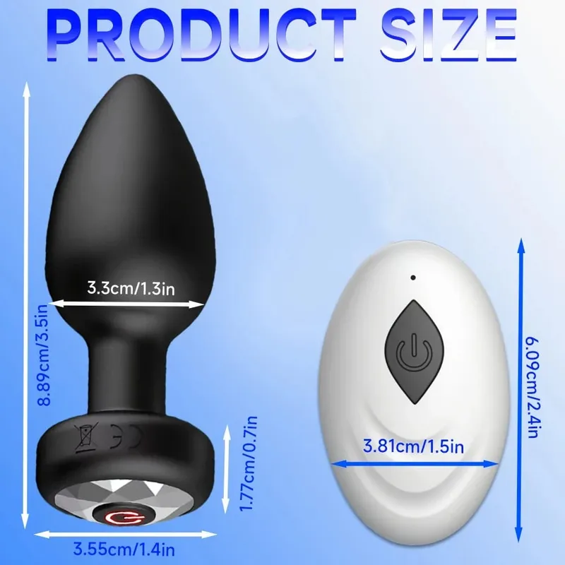 APP Bluetooth Anal Plug Vibrator Sex Toy For Women Remote Control Vibrating Butt Plug Adult Vagina Masturbator Prostate Massager