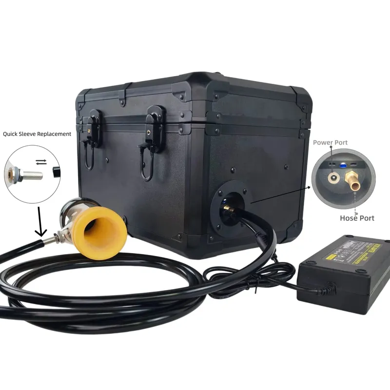Automatic Male Masturbator 99 Modes Vacuum Suction Stroker Variable Frequency Machine with 3 Replaceable Silicone Sleeves Dual Remote Controls Portable Storage Case for Men Adult Sex Toy