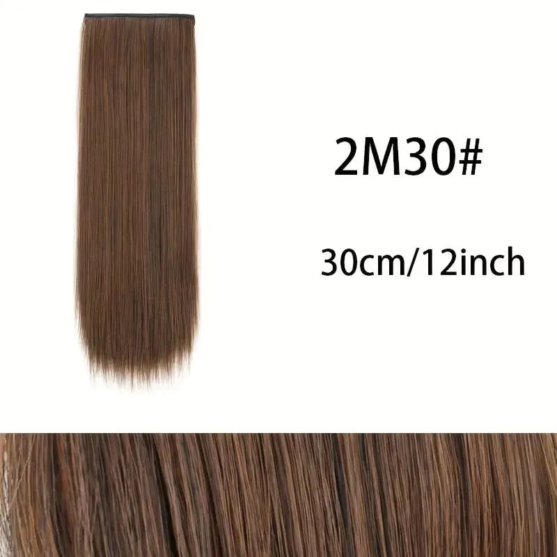 Seamless Synthetic Clip Ins Bangs Hair Extension With Secure BB Clips Thick Lining of Hair Top Side Cover Hairpieces for Women