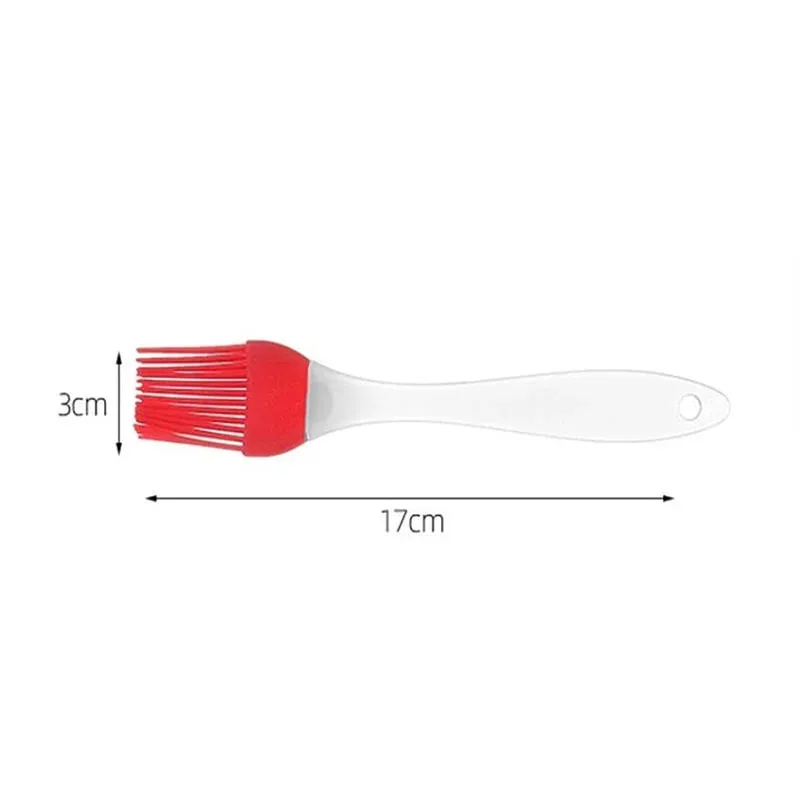 1pc/3pcs Tong&Oil Brush&Silicone Spatula Cookware Utensils Food Grade Cooking Clamp Kitchen Home Salad Serving BBQ Tool Scraper
