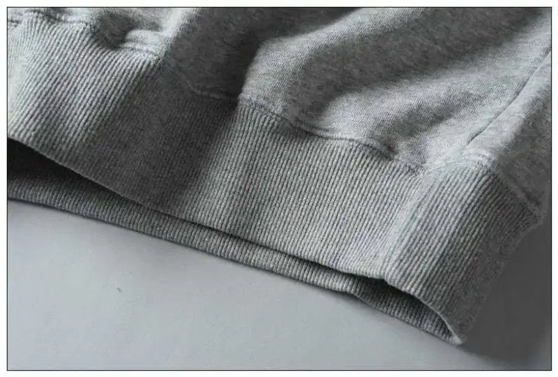 2021 Autumn Winter New Men Fashion Simple Solid Hoodies Foreign Trade Original Single Men's Round Neck Long Sleeve Sweatshirts