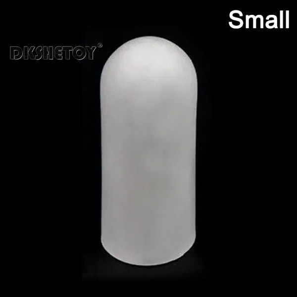 S/M/L Silicone Glans Protector Cap Sex Toys Genital Sleeve Dick Enlargement Extender Stretcher Sleeves For Penis Adult Supplies — image 12