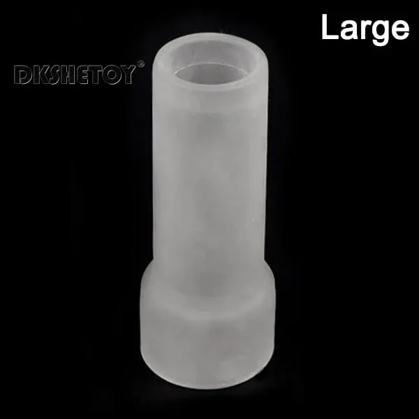 S/M/L Silicone Glans Protector Cap Sex Toys Genital Sleeve Dick Enlargement Extender Stretcher Sleeves For Penis Adult Supplies — image 10