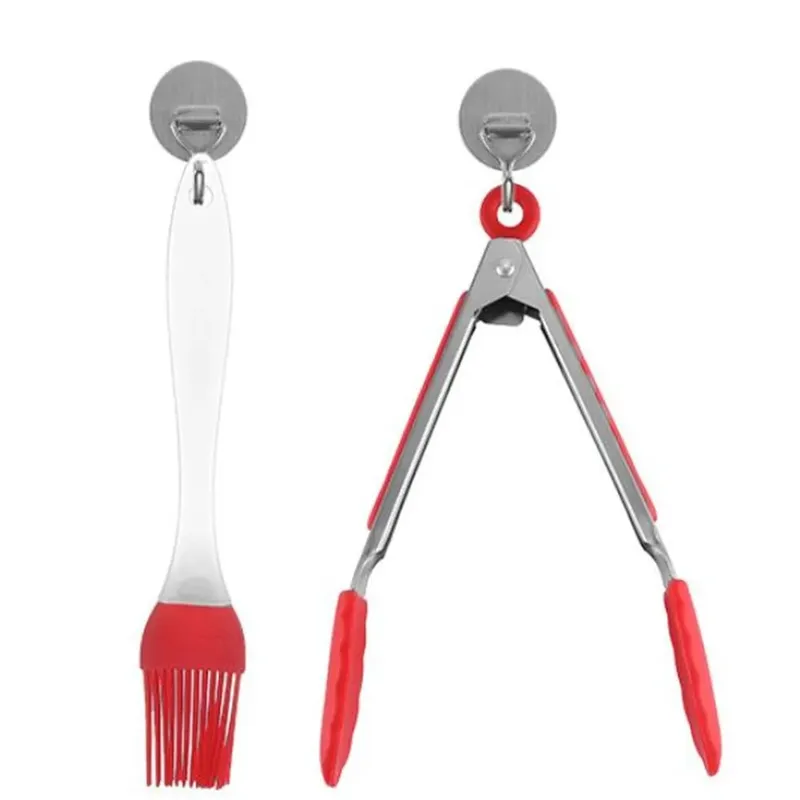 1pc/3pcs Tong&Oil Brush&Silicone Spatula Cookware Utensils Food Grade Cooking Clamp Kitchen Home Salad Serving BBQ Tool Scraper