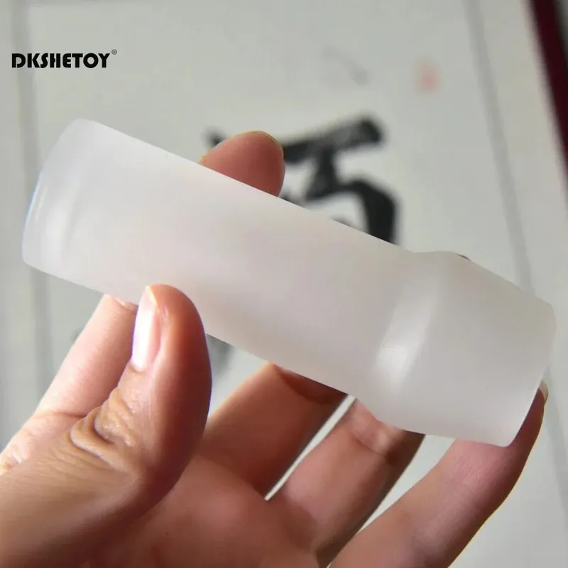 S/M/L Silicone Glans Protector Cap Sex Toys Genital Sleeve Dick Enlargement Extender Stretcher Sleeves For Penis Adult Supplies — image 6