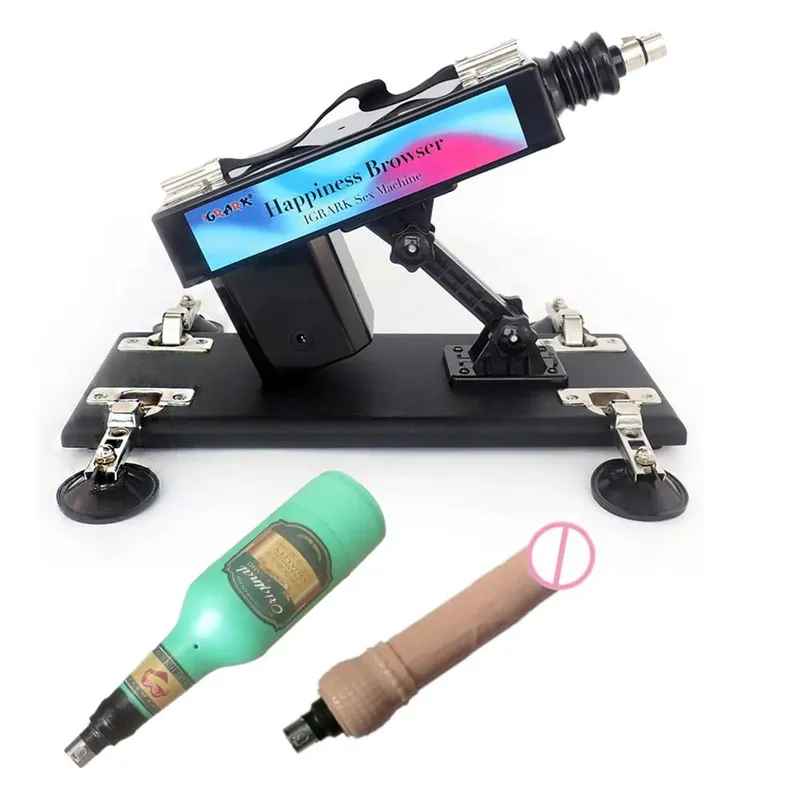 Strong Motor Automatic Vibartor Sex Machine with Dildo Attachments Adjustable Gun Love Machine Sex Toys for Man Women Adult Game