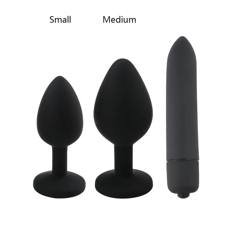 Soft Silicone Anal Butt Plug Men Prostate Massager Adult Gay Products Ass Stuffed Mini Bullet Vibrator Sex Toy for Couples Goods — image 15