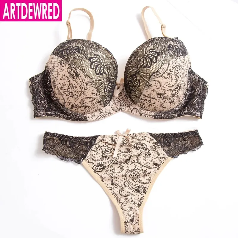 Reggiseno push up originale autentico di alta qualità set perizoma reggiseni per donna intimo reggiseno set pizzo lingerie sexy slip intimo femminile