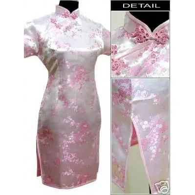 Black Traditional Chinese Women Qipao Dress Sexy Short Mini Cheongsam Handmade Button Flower Large Size 3XL 4XL 5XL 6XL