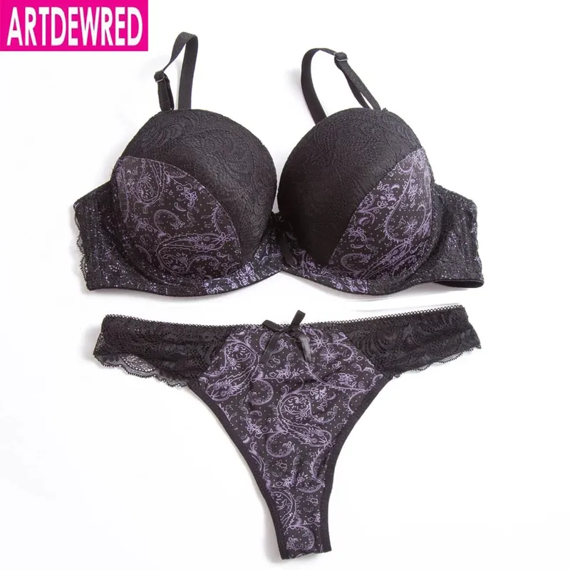 Reggiseno push up originale autentico di alta qualità set perizoma reggiseni per donna intimo reggiseno set pizzo lingerie sexy slip intimo femminile