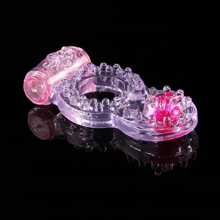 Triple Couples Dual Pleasure delay Ring Vibrating Ring clit stimulator mas mahabang erections matinding ejaculations Mga Laruan ng Sex para sa lalaki