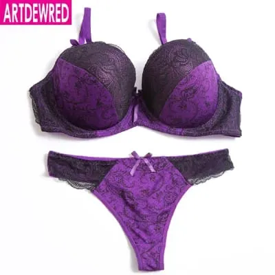 Reggiseno push up originale autentico di alta qualità set perizoma reggiseni per donna intimo reggiseno set pizzo lingerie sexy slip intimo femminile