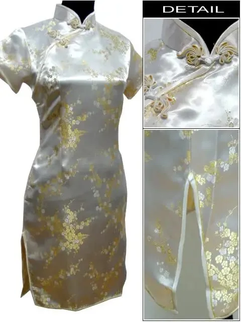 Black Traditional Chinese Women Qipao Dress Sexy Short Mini Cheongsam Handmade Button Flower Large Size 3XL 4XL 5XL 6XL