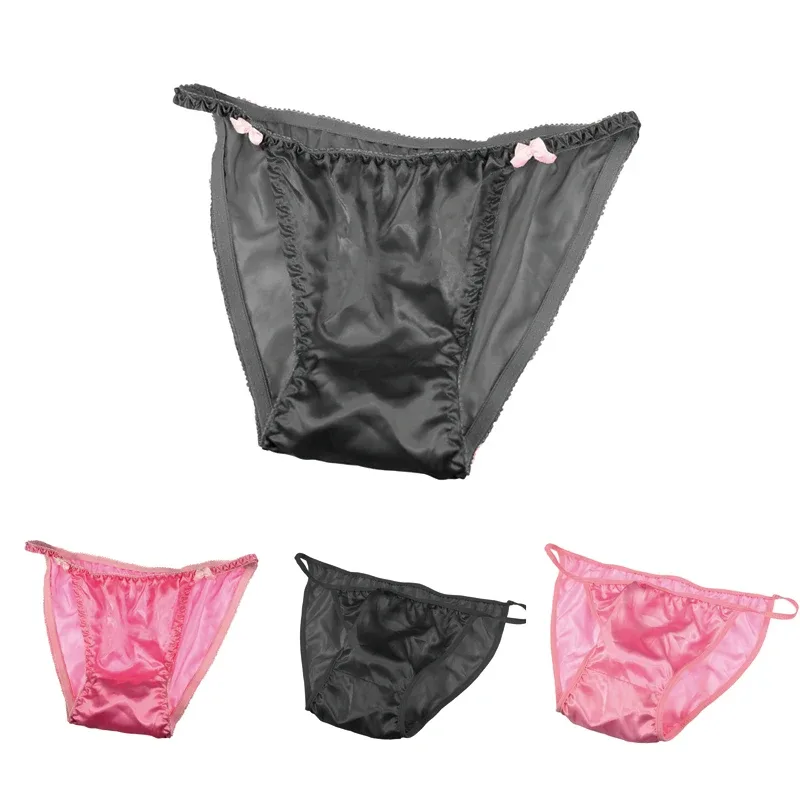 Hot Sexy Low-Waist Men Smooth Nylon Underpants Panties Briefs Underwear 1090