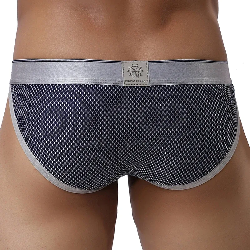 Sexy Men Underwear Briefs Breathable Underpants U Convex Pouch Low Waist Male Panties 3256810390531024 — image 10