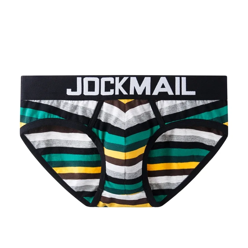 Jockmail 섹시한 남성 속옷 브리프 코튼 로우 라이즈 언더 팬츠 네트 원사 레이스, 통기성 여름 반바지 calzoncillos hombre slip