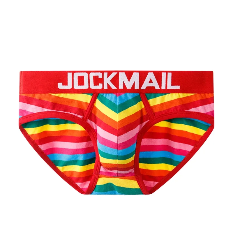 Jockmail 섹시한 남성 속옷 브리프 코튼 로우 라이즈 언더 팬츠 네트 원사 레이스, 통기성 여름 반바지 calzoncillos hombre slip