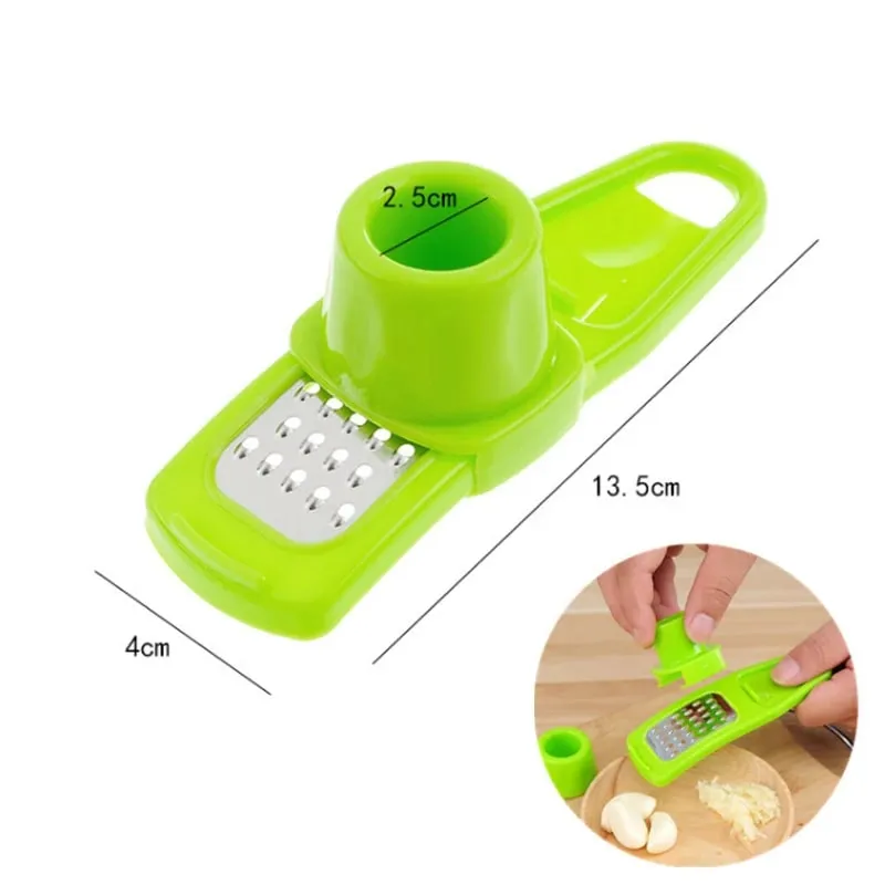 Multifunction Garlic Press Manual Garlic Crusher Press Device Kitchen Garlic Peeler Grinding Grater Kitchen Gadgets