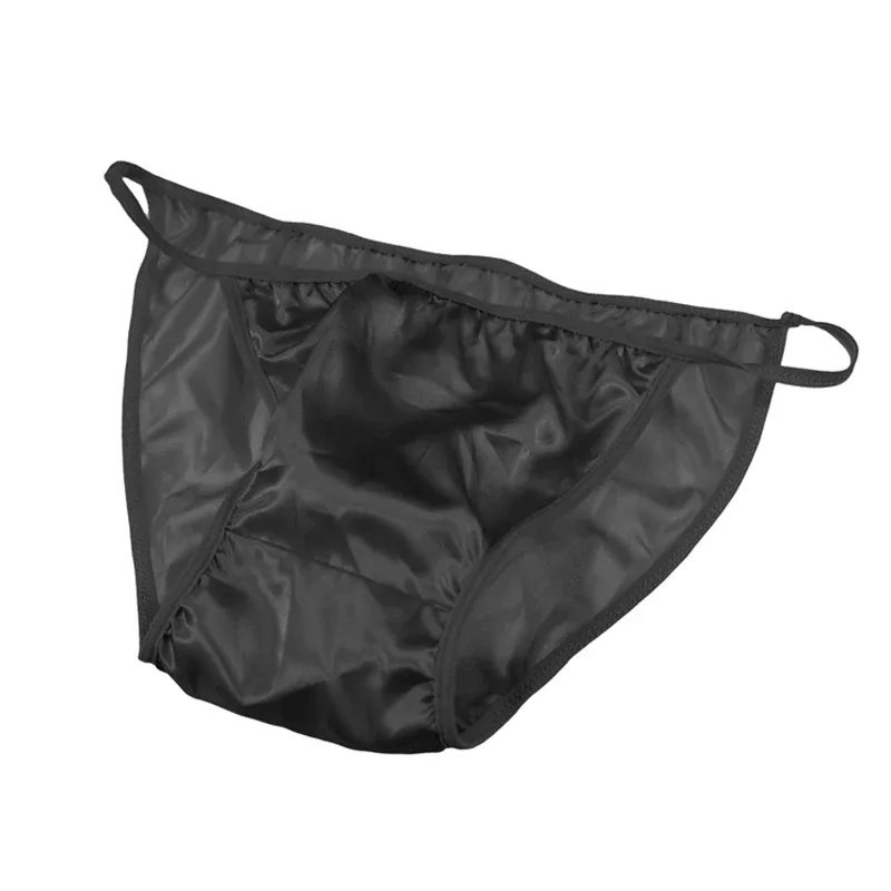 Hot Sexy Low-Waist Men Smooth Nylon Underpants Panties Briefs Underwear 1090