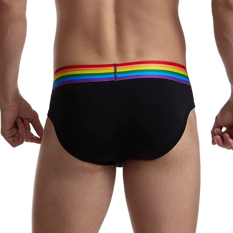 Jockmail 섹시한 남성 속옷 브리프 코튼 로우 라이즈 언더 팬츠 네트 원사 레이스, 통기성 여름 반바지 calzoncillos hombre slip
