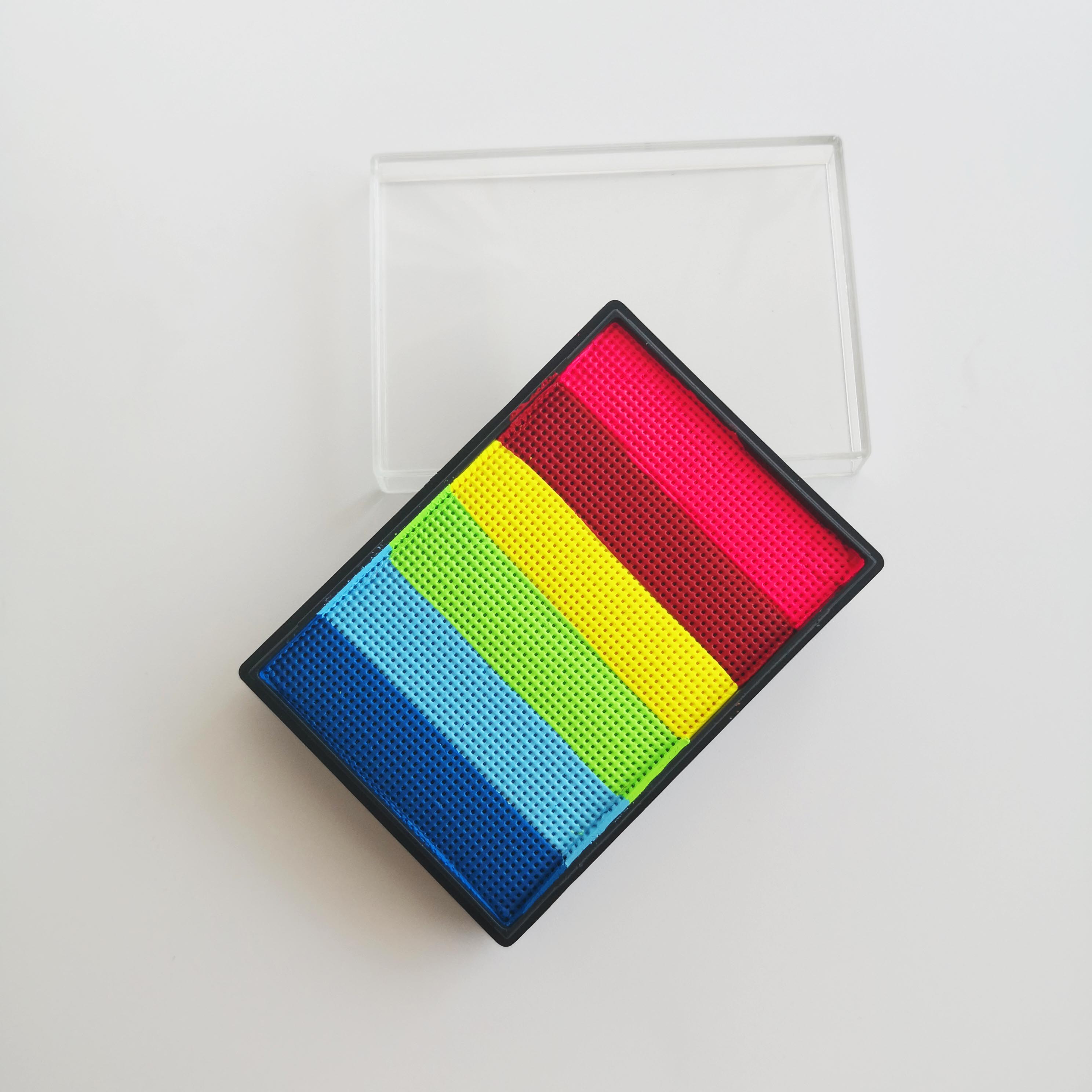 50g Cat Badan Wajah Kek Split Rainbow Water Based Eyeliner Bekalan Boleh Basuh Tanpa Toksik — image 17