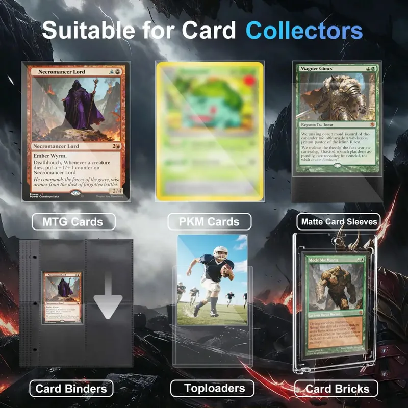 100 sztuk gorące przezroczyste koszulki na karty MTG rozmiar standardowy przezroczysty ochraniacz karty TCG wewnętrzna okładka karty do sportowych gier planszowych 64x89mm
