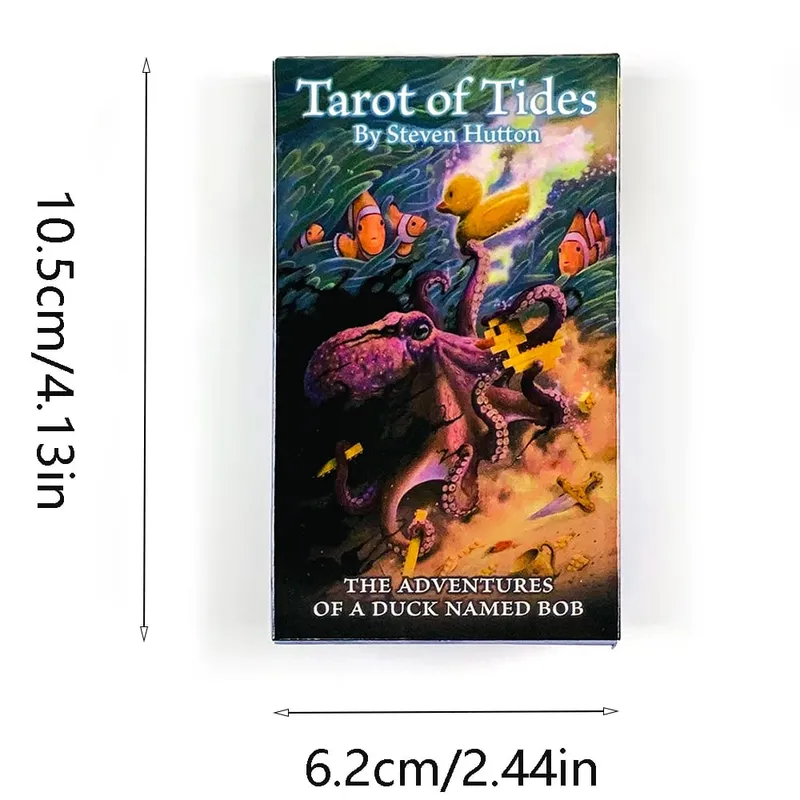 Tarot of Tides Game Cards 78 Card Whimsical Ocean Tarot Deck Bob Duck Adventure Theme Perfect for Divination & Gift Giving — image 6