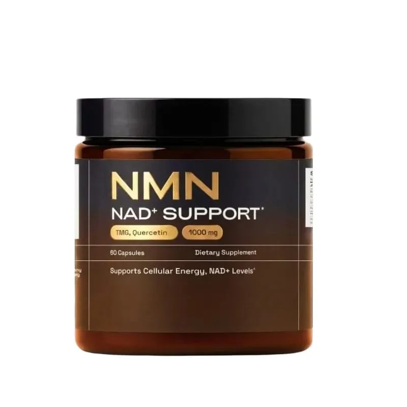 NMN Capsule 1000mg Serving 4-in-1 NAD Supplement with Quercetin Resveratrol Supports Brain Energy NAD+ Level 60 Capsules