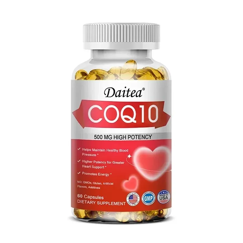 CoQ10 500 mg Softgels - Ultra High Absorption CoQ10 Supplement - Antioxidant Supplement for Vascular and Heart Health