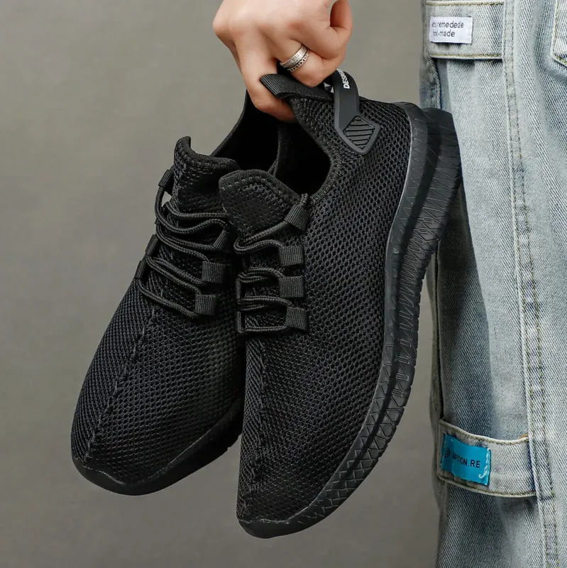 Men Shoes Spring Summer Soft Runing Shoes Lightweight Cheap Mesh Casual Shoes Slip on Sneakers Tenis Masculino Zapatillas Hombre — image 6