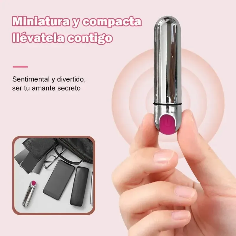 Mini Bullet Women Vibrator Powerful Vibrating G-Spot Vagina Stimulator Strong Shock Dildo Clitoris Massager Sex Toys for Women
