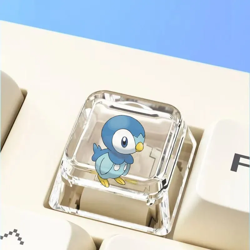 Cross mechanical keyboard personalized anime keycap single Charmeleon Blastoise Eevee transparent cartoon keycap