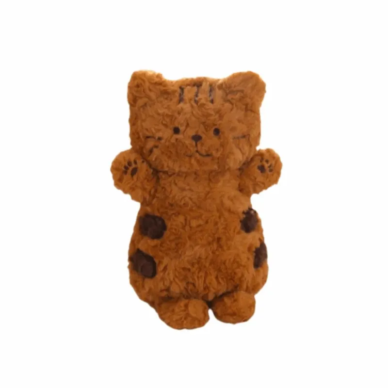 Cute Big Eyes Cat Plush Toy Soft Lifelike Kitten Simulation Black Cat Plush Doll 22cm Lovely Brown Cat Plush Doll Birthday Gift — image 9