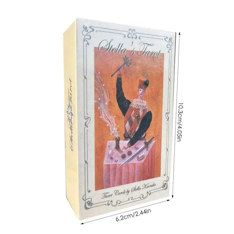 English Tarot Cards For Divination Personal Use Poker Size Occult Stella's Tarot Rider Oracle Deck Hot Sale Romance Board Games — image 6