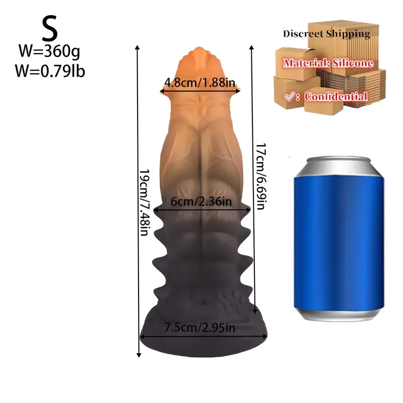 Big Anal Plug Monsters Enlargenmen Prostate Massager Huge Anal Dilator Butt Plug Anal Training Expansion Sex Toys For Women Men — image 9