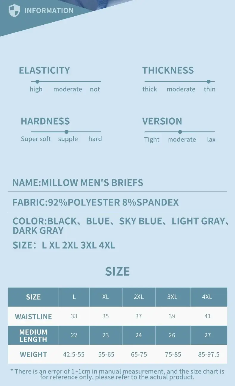 MiiOW 3Pcs 얇은 얼음 실크 남자 Boxershorts Graphene 항균 남자 속옷 통기성 남자 팬티 Mens Boxers Briefs 트렁크 — image 8