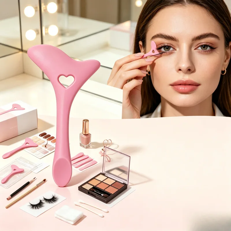 New Beginner-Friendly Multifunctional Makeup Eyeliner Assistance & Lash Stamp Tool with Positioning Silicone Eyeliner Guide — image 2