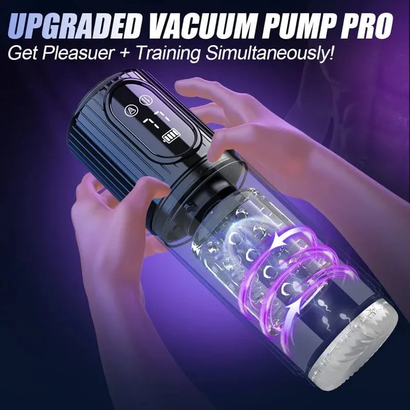 Automatic Thrusting Rotating Male Masturbator Cup Sucking Penis Pump Oral Simulatior Adult Sex Machines Erotic Products for Men — image 3