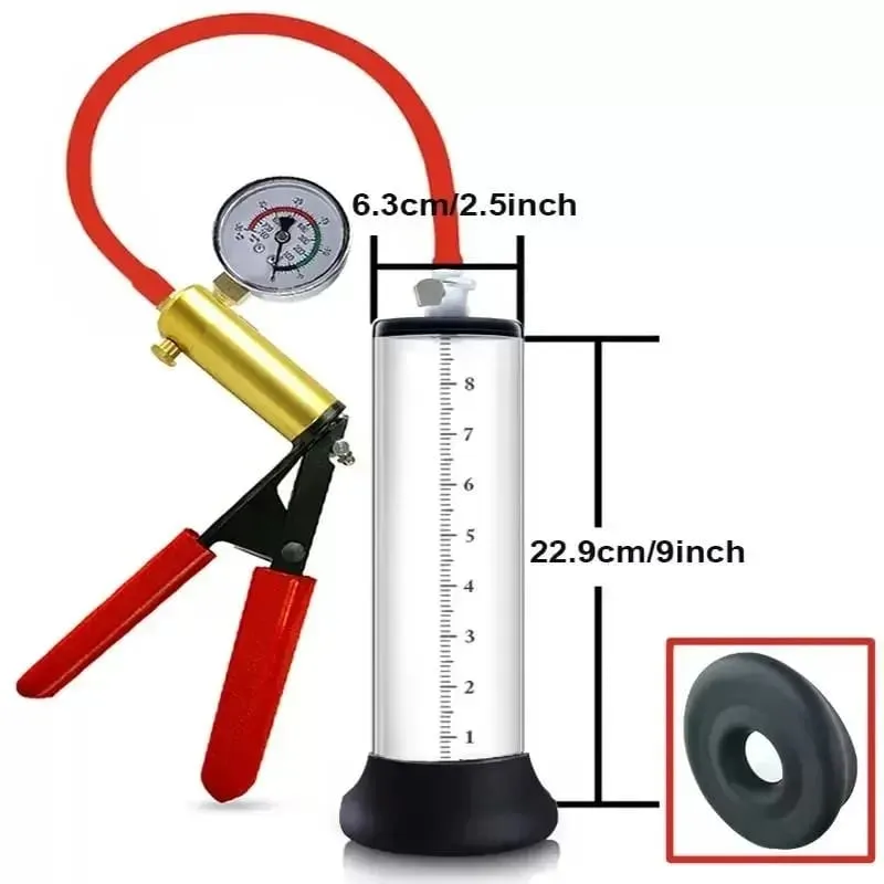 Electric Penis Vacuum Pump with Digital Display Male Enlargement Extender Trainer Rechargeable Adult Masturbation Sex Toy — image 24