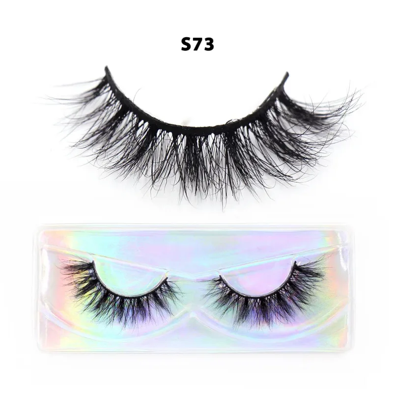 Short Natural 3D Mink Lashes Fluffy Wispy Fake Eyelashes Crisscross False Lashes Eyelash Extension Makeup — image 44
