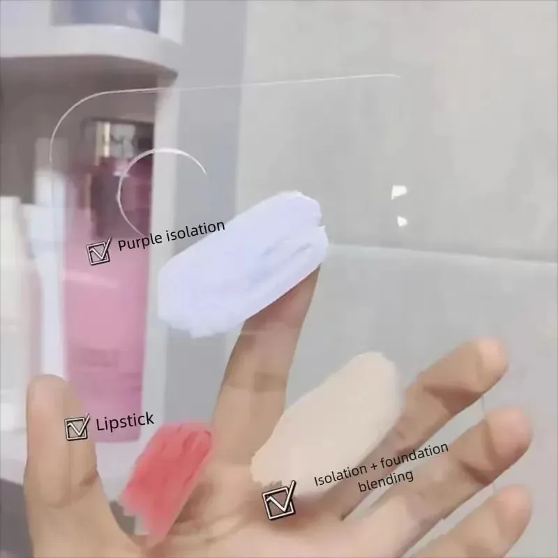 New Foundation Tray Transparent Acrylic Palette Tool Mixing Makeup Palette Makeup Spatula Artist Equipment Makeup Mixer CZYJ04 — image 3
