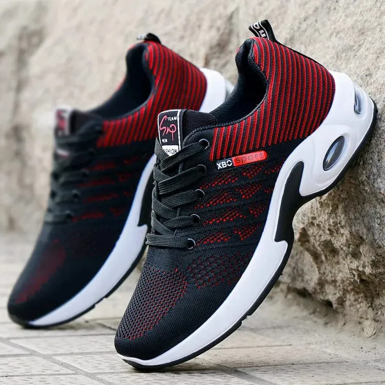 Men's Casual Sneakers Breathable Mesh Lace Up Versatile Lightweight Soft Sole Daily Walking Running Footwear For Outdoor Wear — image 5