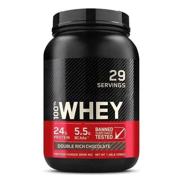 Whey Protein Powder Double Rich Chocolate 24g Protein Muscle Recovery Fitness Nutrition Support Gluten Free 899g 29 Servings