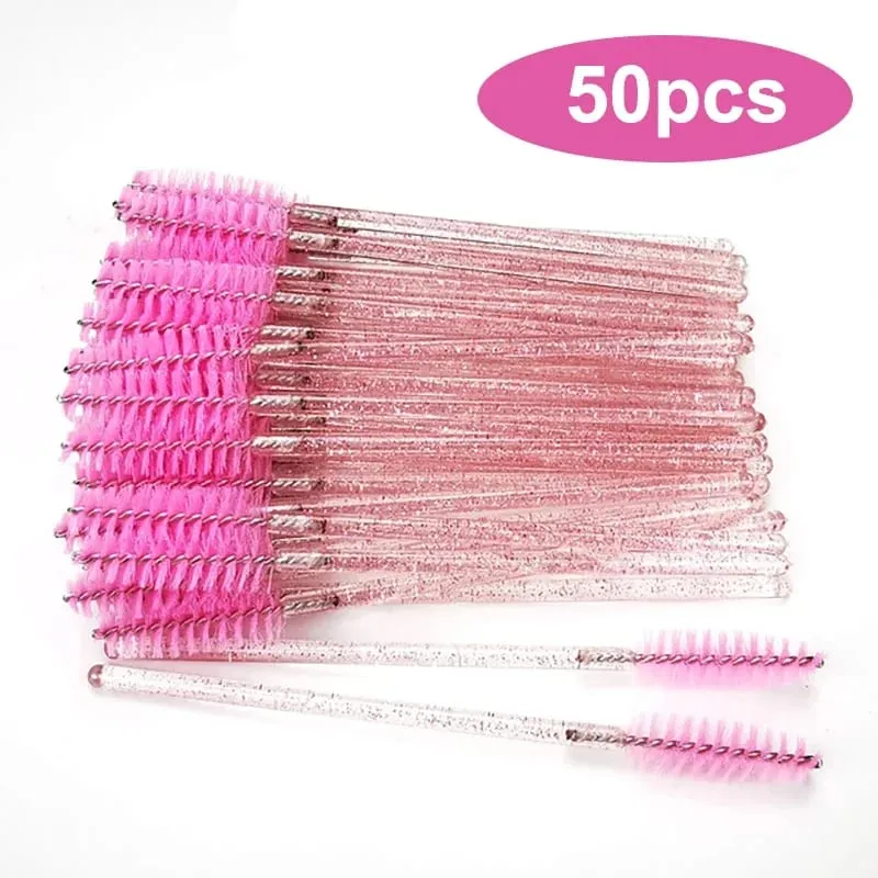 Wholesale 50/1000/2000pcs Spoolies Brush Mascara Wands Wholesale Eyebrow Lash Cleaning Brushes Applicator Makeup Tools Eyelash — image 5