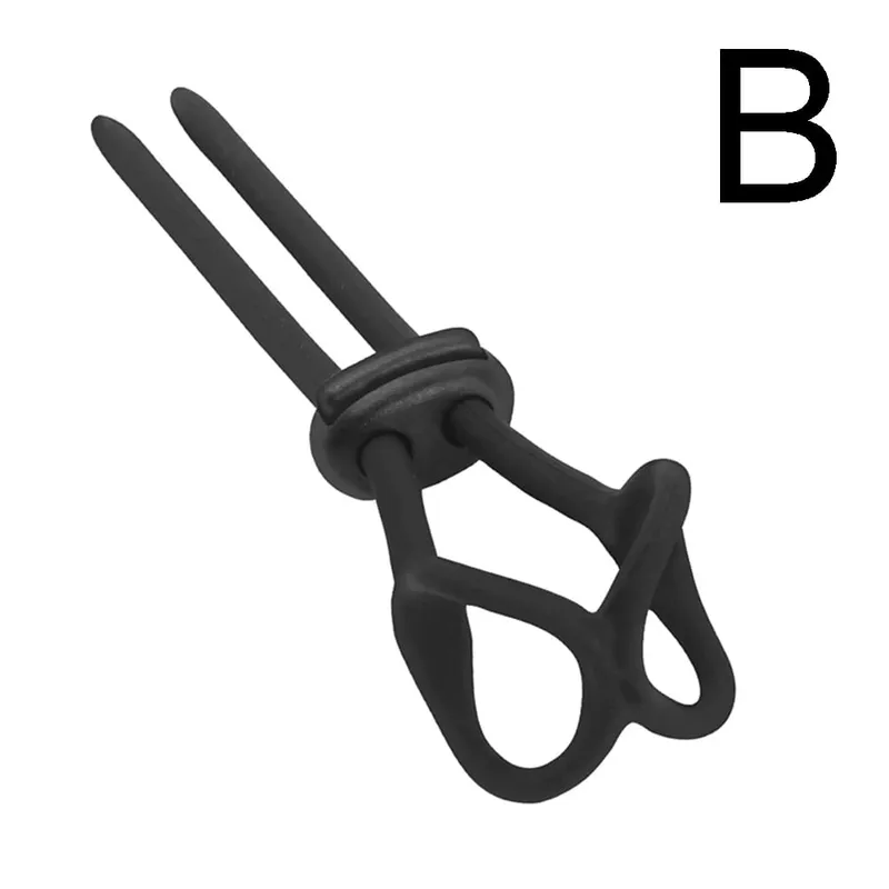 Rings Dick Adjustable Sex Toys For Adults Men Silicone Penis Ring Scrotum Spermlock Lasting Erection Ejaculation Delay Cockring — image 2