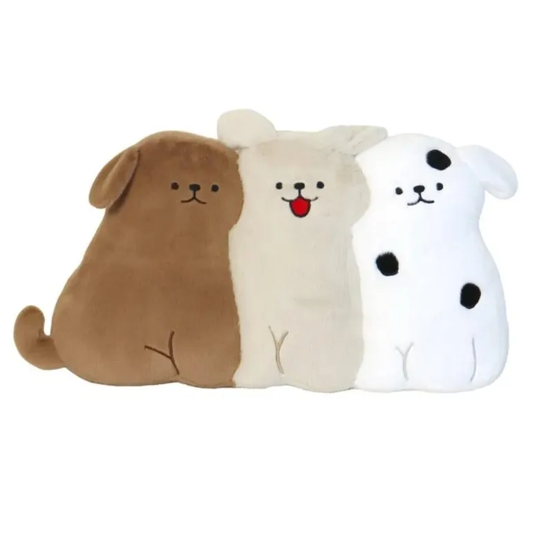 PP Cotton Filled Plush Throw Pillow Cute Cartoon Adorable Companion Cat Dog Plush Toy Soft Fluffy Animal Shaped Cushion